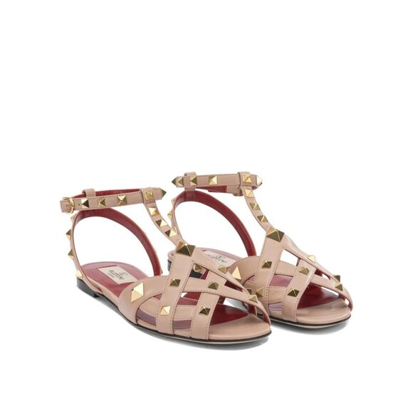 Valentino Garavani Studdy Leather Sandals DEFAULT 38 Women - Picture 2 of 5